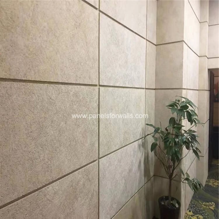Acoustic Sound Absorbing Panels Made in China Factory Polyester Fiber Acoustic Board 9mm Thk